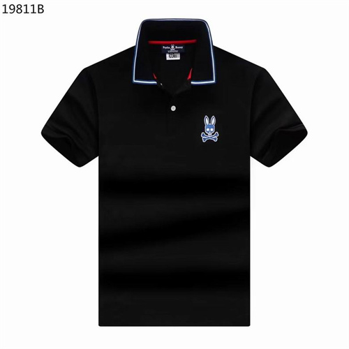 Psycho Bunny Lapel T-shirts-M-048