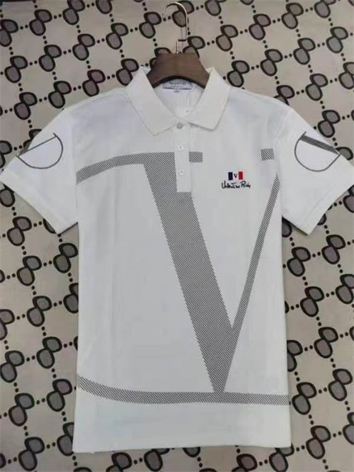 Valentino Lapel T-shirts-M-004