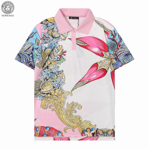 Versace Lapel T-shirts-M-063