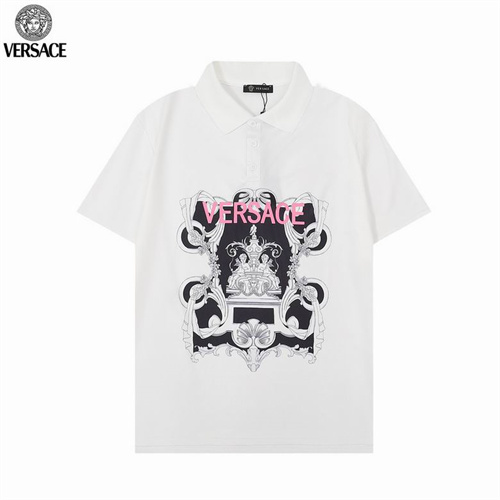 Versace Lapel T-shirts-M-092