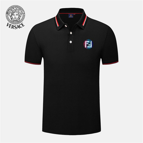 Versace Lapel T-shirts-M-057