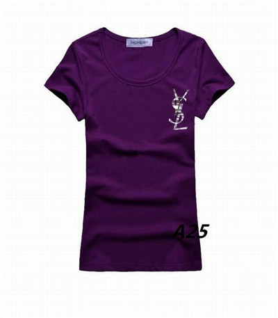 Ysl Round neck T-shirt-W-066