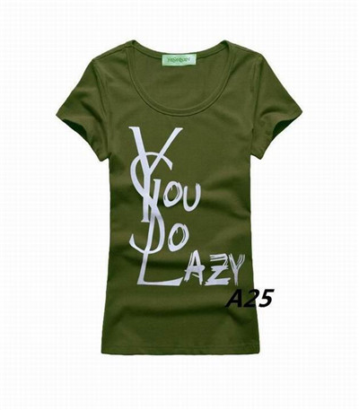 Ysl Round neck T-shirt-W-085