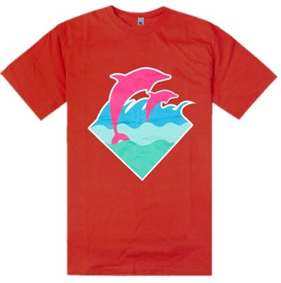 Pink dolphin T-shirt-179