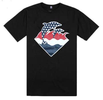 Pink dolphin T-shirt-219