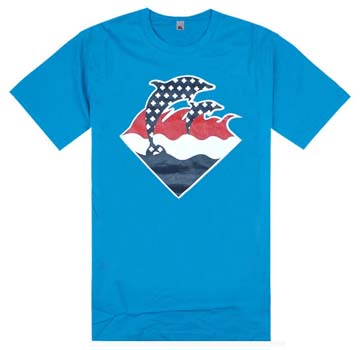 Pink dolphin T-shirt-222