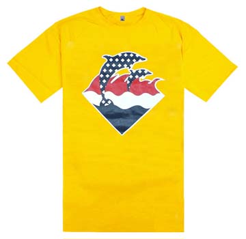 Pink dolphin T-shirt-223