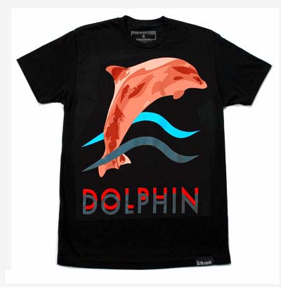 Pink dolphin T-shirt-240